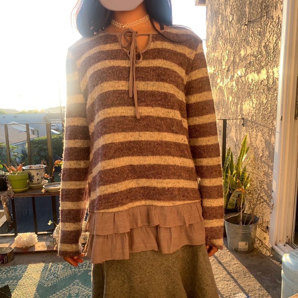 Knitted sweater or shirt